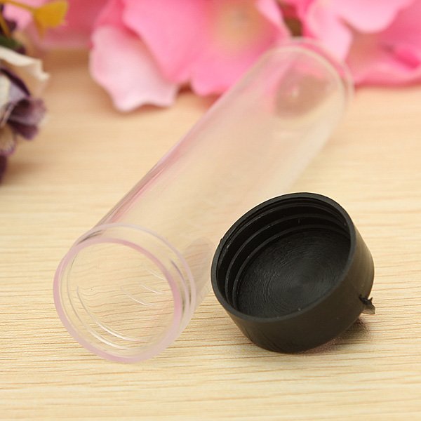Felt Sealed Plastic Transparent Bottle