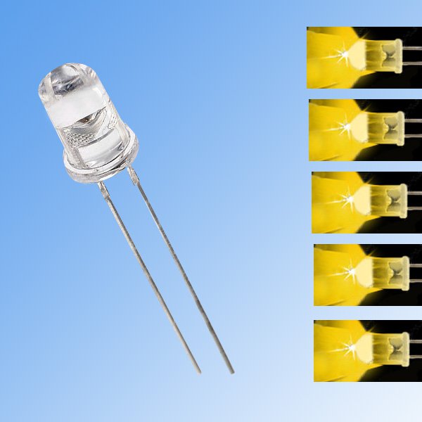 5mm LED Ultra Bright Light Bulb Lamp 5 colors