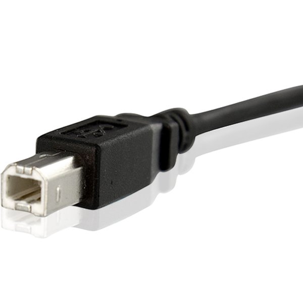 30cm USB 2.0 B Male to USB B Female Socket Printer Panel Mount Cable