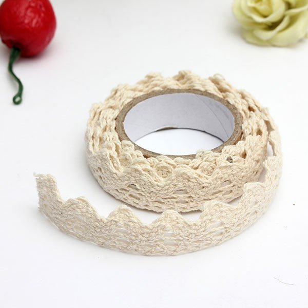 170cm DIY Fabric Lace Washi Tape Self Adhesive Scrapbook Sticker