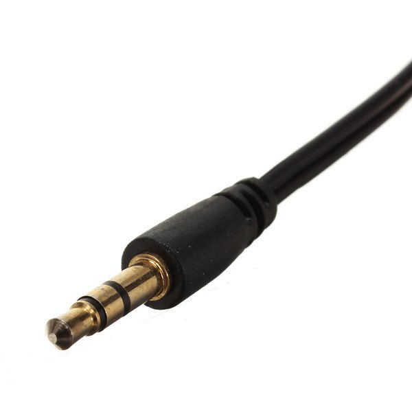 3.5mm Jack AUX Headphone Splitter Y Cable Adaptor Dual Female Audio