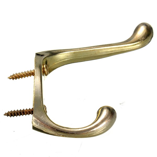 Retro Clothes Double Hooks Hat Robe Holder Wall Hanger Zinc Alloy