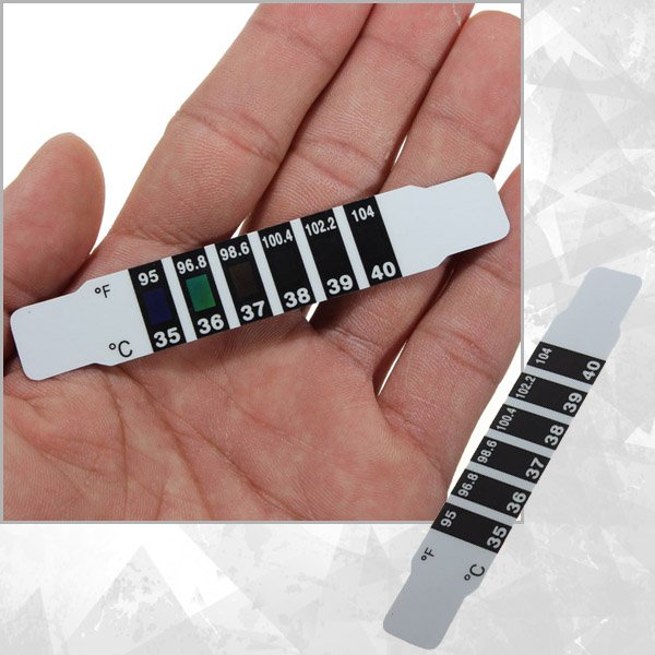 Baby Forehead Thermometer Strip Fever Body Temperature Test