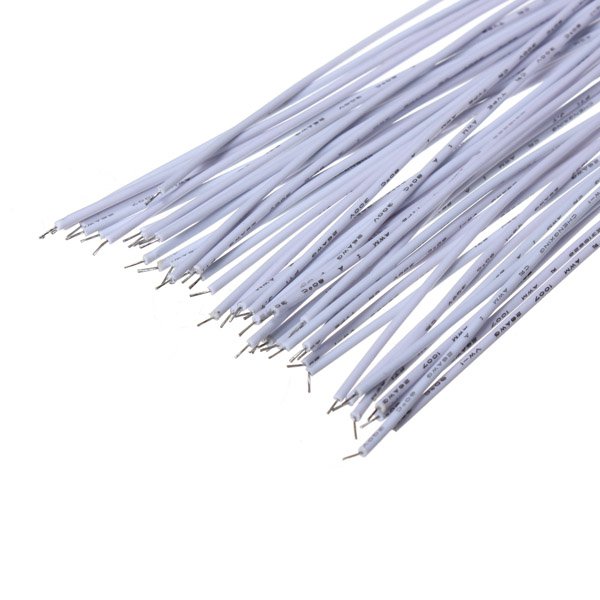 50Pcs Two Ends With Tin-plated 20cm Breadboard Jump Cable