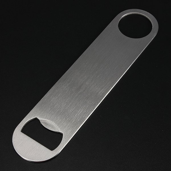 Large Flat Stainless Steel Beer Bottle Cap Bar Blade Opener Tool