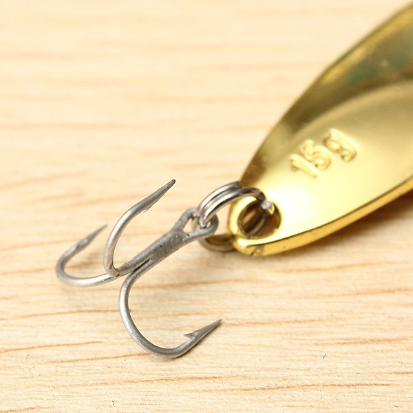 Spoon Fishing Lure 10g/15g Spinner Fishing Hook Fishing Tackle