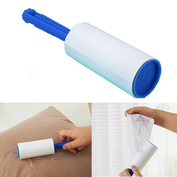 Clothes Sticky Lint Roller Pet Hair Remove Fluff Dust Brush