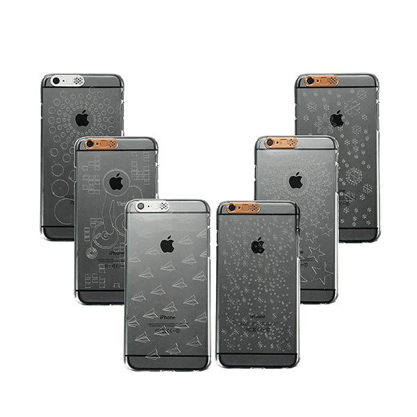 Incoming Call LED Blink Transparent Hard Case Cover For iPhone 6 Plus