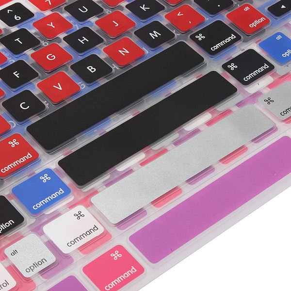 USA Waterproof Silicone Keyboard Skin Protector For MacBook 13 15 17