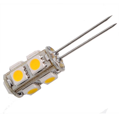 Car G4 9 LED SMD 5050 Warm White light Bulb Lamp 12V