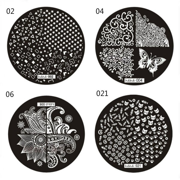 Nail Art Image Stamp Plates Polish Stamping Template DIY
