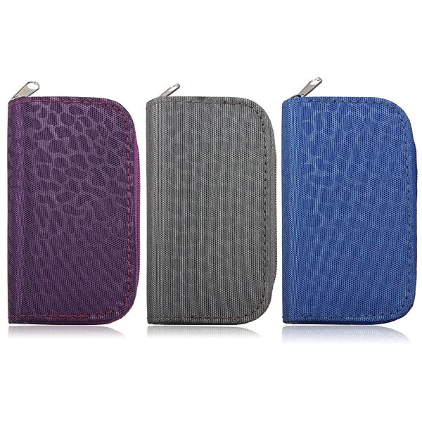 Nylon SDHC MMC Micro SD Memory Card Storage Bag Wallet Dots Pattern