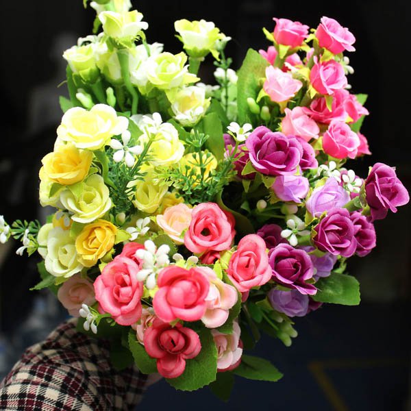 Artificial Silk Rose Flowers Home Wedding Party Decoration