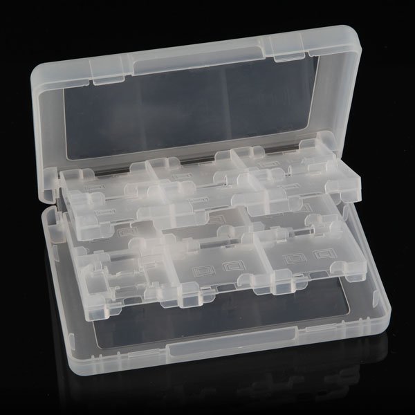 Protective Plastic Game Card Cartridge Case Kit For Nintendo 3DS White