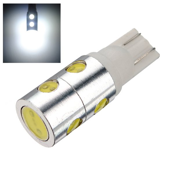 7 SMD T10 4W LED High Power Light Bulb Lamp 168 194 501 921 W5W 12V