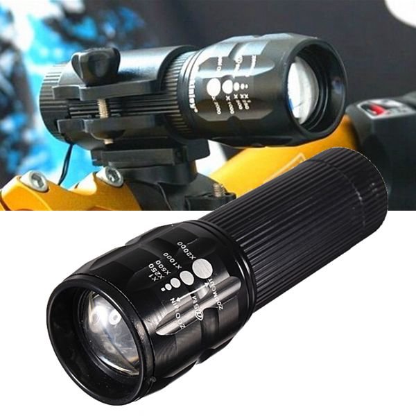 CREE 300lumens AAA Zoomable Bicycle Mini LED Flashlight