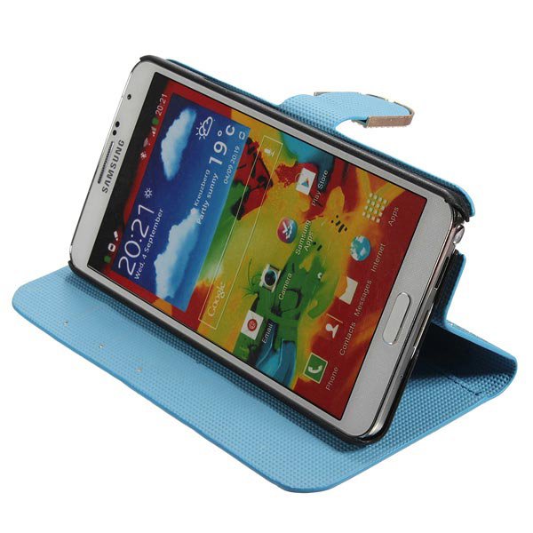 Magnetic Flip Bling Wallet Holder Case For Samsung Galaxy Note 3 N9000