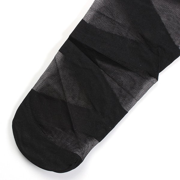 Black Ripped Stretch Pantyhose Tights Stockings Leggings