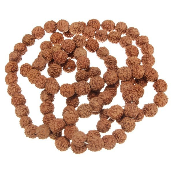 108pcs 8mm Rudraksha Prayer Beads Buddhist Tibetan Japa Mala