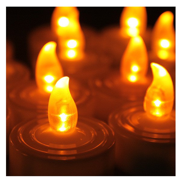 Halloween Electronic LED Candle Light Smokeless Flameless