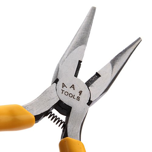 Electrical Repair Tool Yellow Chain Nose Plier