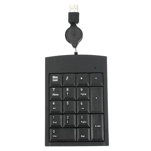 Mini USB 17 Keys Numeric Keyboard Calculator