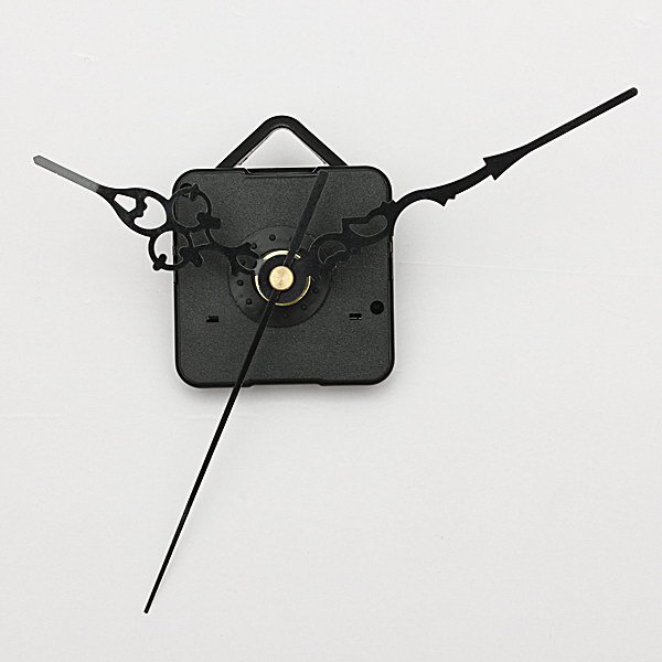 Black Hands DIY Quartz Wall Clock Spindle Movement Repair Parts