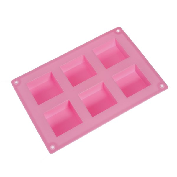 6-Cavity Square Cake Mold