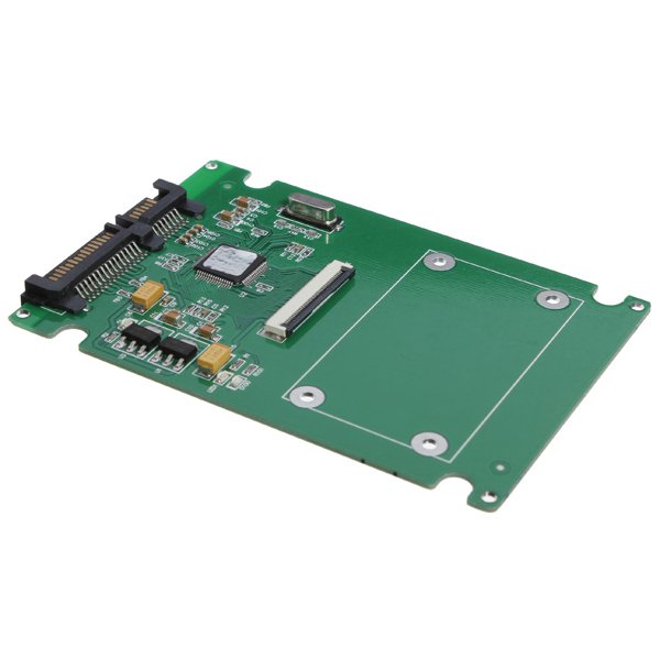 1.8 ZIF/LIF HDD Hard Disk Drive SSD to 7+15 22 Pin SATA Adapter