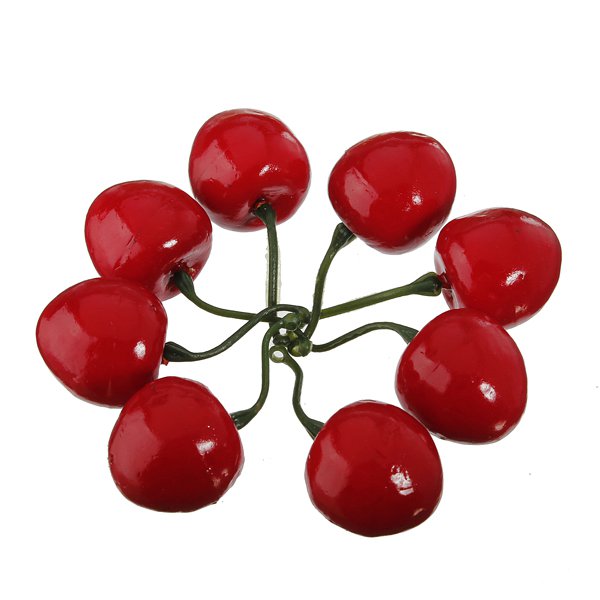 40PCS Simulation Cherry Red Foam Arts And Crafts