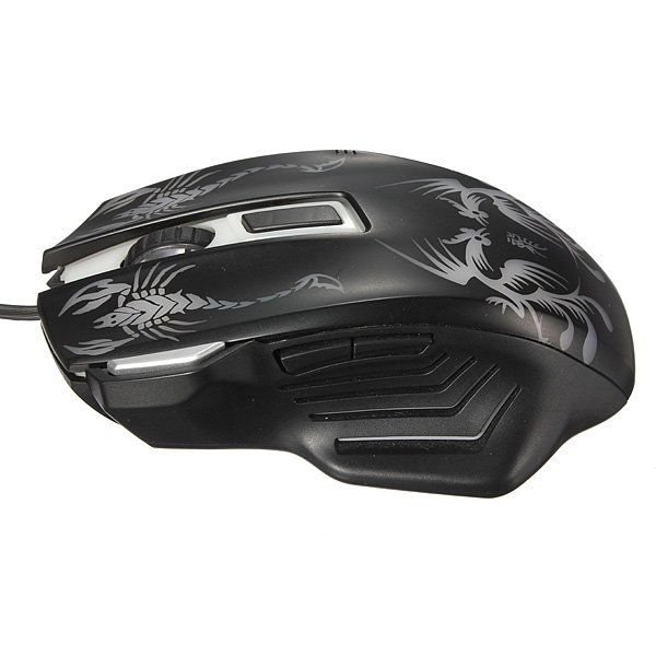 YX-100 7D USB Wired LED Optical 3200DPI Gaming Mouse
