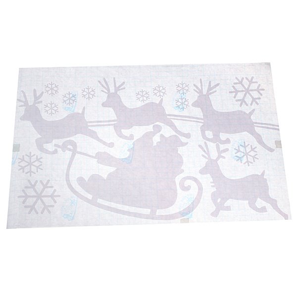 Christmas Santa Snowflakes Reindeer Window Sticker Decoration