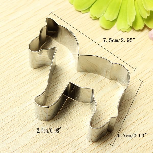 Horse Shape Cookie Cutter Cake Biscuit Pastry Mold Tools
