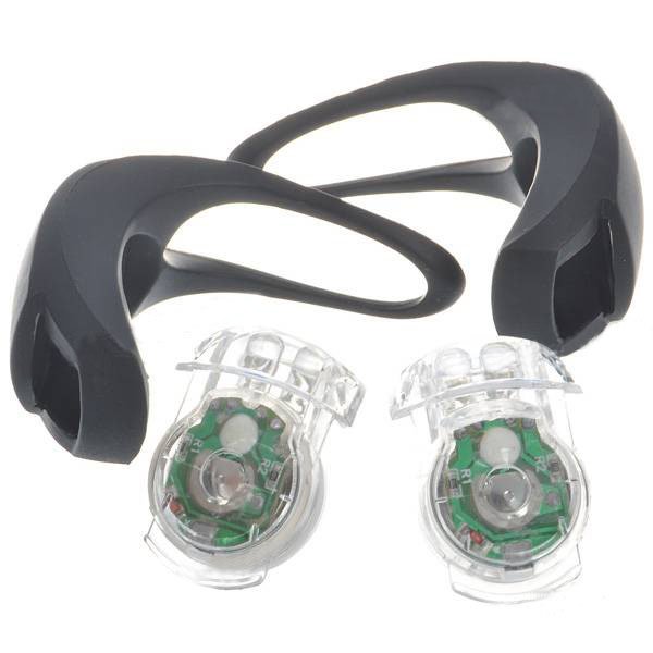 New LED 3-Mode Fog Bicycle Lights - Black (Included 2*CR2032 battery)
