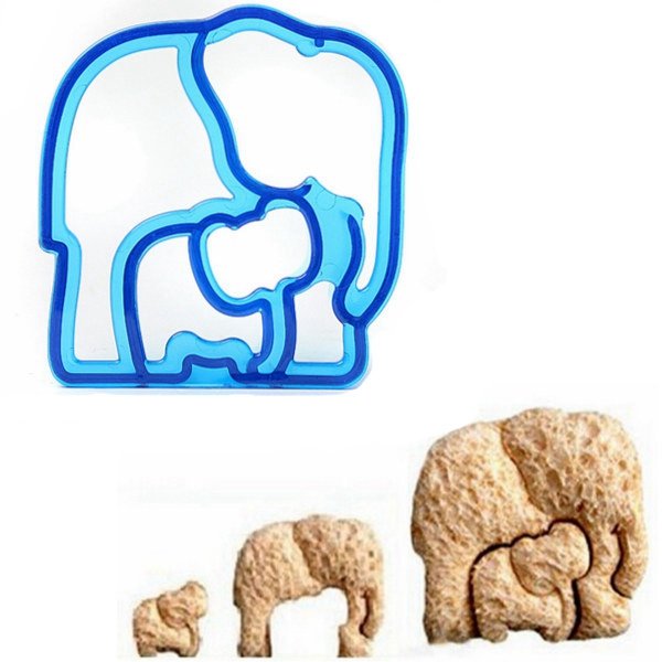 Elephant Shape Bread Sandwitch Cutter Mold Biscuit Toast Mould Maker