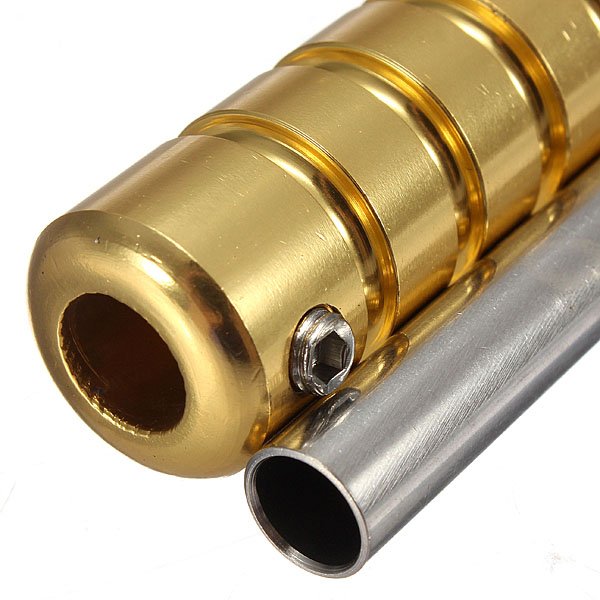5 Colors Aluminum Tattoo Machine Gun Grip Tube Kit with Backstem