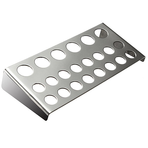 22 Holes Stainless Steel Tattoo Pigment Ink Cap Cup Holder Shelf