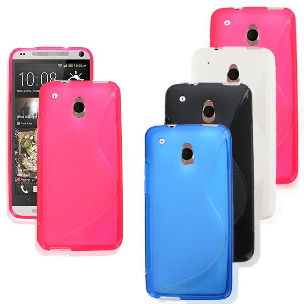 S-Line Flexible TPU Soft Gel Silicone Case For HTC One Mini M4