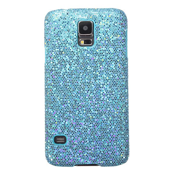 Glitter Veneer Plastic Hard Case For Samsung Galaxy S5 I9600