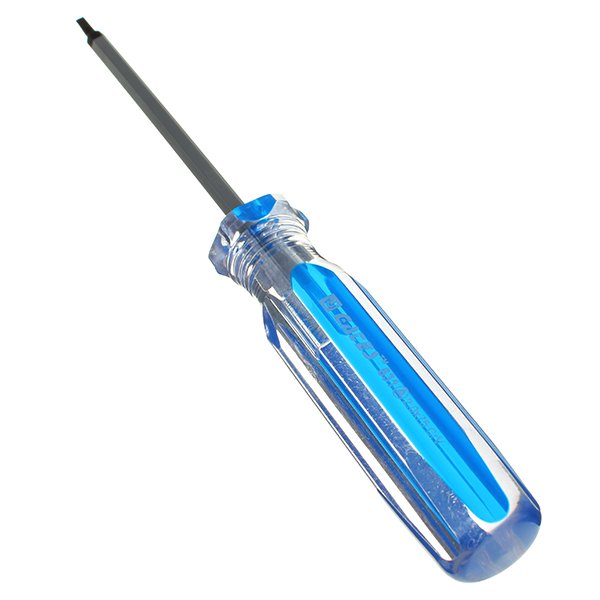 160mm Long Nonslip Handle Hex Shaft 2mm Tip Triangle Screwdriver