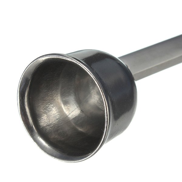 Stainless Steel Candle Snuff Flamer Tool Silver Long Handle Put Out Fire