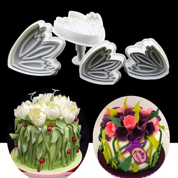 Tulip Cake Decorating Tools Plunger Cutter