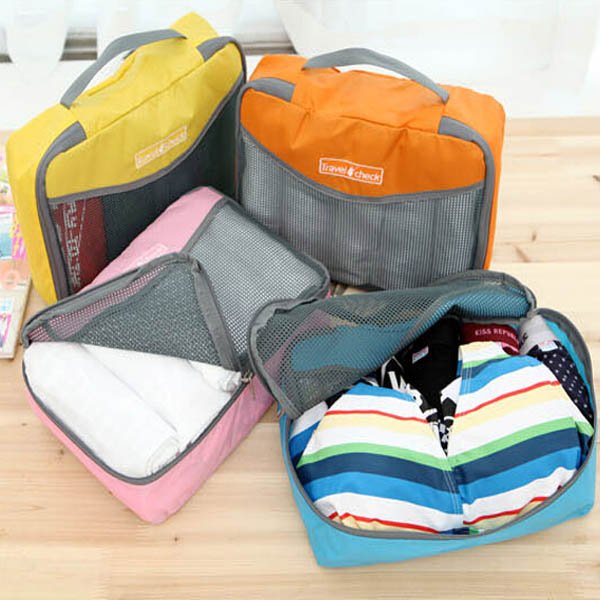 4 Colors Nylon Travel Storage Bag Luggage Wash Bags