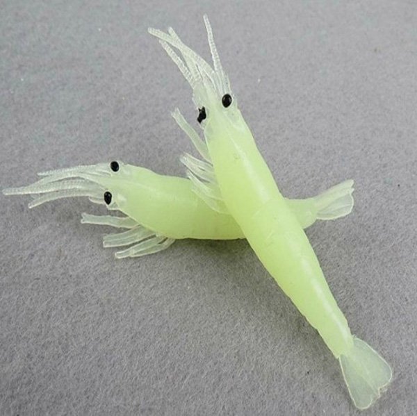 Fishing Lure Baits Soft Shrimp Lure Baits Luminous Soft Lure Accessory
