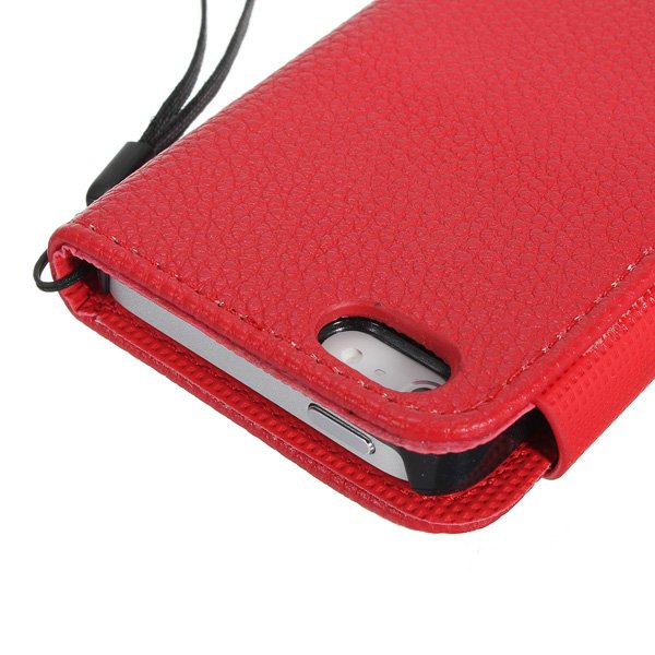 Colorful Fashion Leather Magnetic Flip Wallet Case For iPhone 5 5G