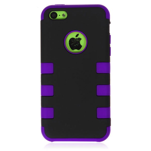 3 in 1 Colorful Heavy Duty Hybrid Rugged Hard Case For iPhone 5C