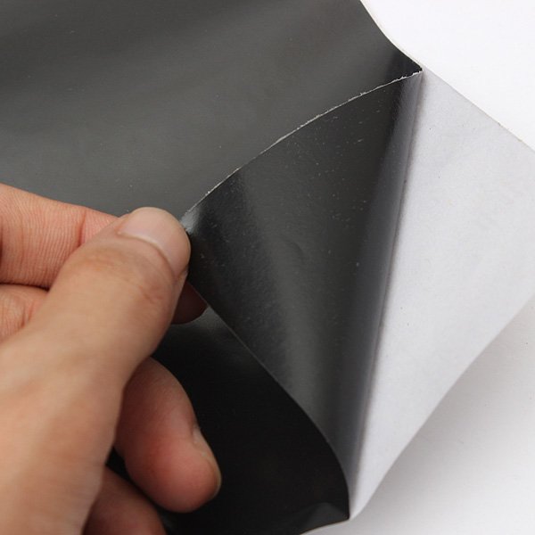 Black Glass Film Self Adhesive Sticky Plastic Vinyl Film 45x100cm