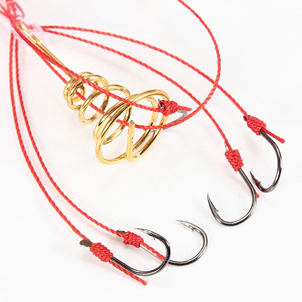 4pcs Fishing Hooks Power Bait Explosion Hooks Tackle With Box
