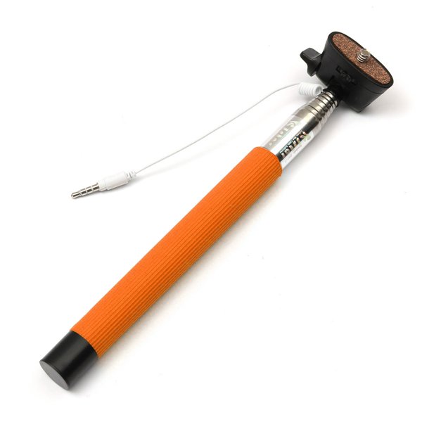 3.5mm Selfie Stick Telescopic Monopod With Shutter Button For iPhone Samsung Cellphone
