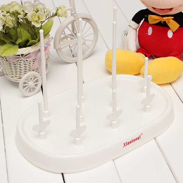 Baby Newborn Milk Bottle Drying Rack for 9 Bottles